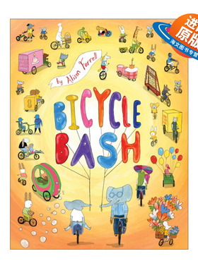 英文原版绘本 Bicycle Bash hc 自行车比赛 精装绘本 英文版 进口英语原版书籍