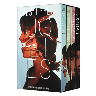 英文原版 Uglies Boxed Set Uglies Pretties Specials Extras 丑人儿系列4册盒装 科幻小说 英文版 进口英语原版书籍儿童外文书