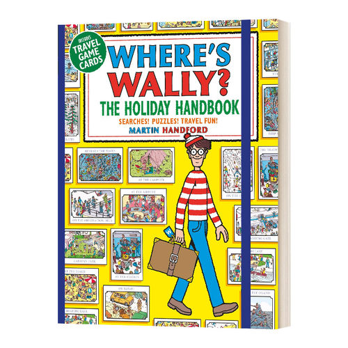 英文原版 Where’s Wally? The Holiday Handbook 沃利在哪里 假日手册 观察启蒙儿童趣味游戏图书 英文版 进口英语原版书籍