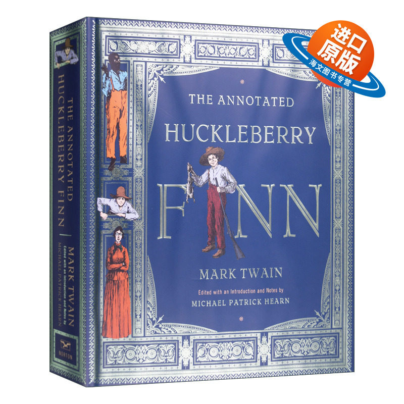 英文原版 The Annotated Huckleberry Finn 马克吐温 哈克贝利·费恩历险记 诺顿注释版 英文版 进口英语原版书籍