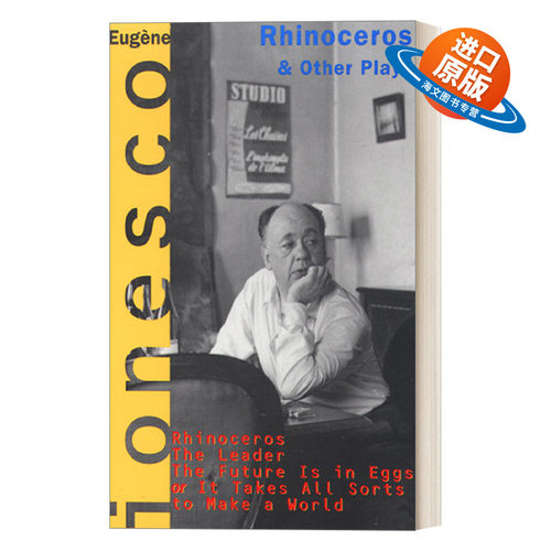 英文原版 Rhinoceros and Other Plays 犀牛与其他戏剧 荒诞派戏剧代表人物欧仁·尤内斯库Eugene Ionesco 英文版 进口原版书籍