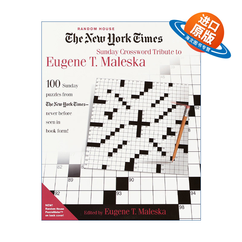英文原版 The New York Times Sunday Crossword Tribute to Eugene T. Maleska 纽约时报周日填字游戏 英文版 进口英语原版书籍