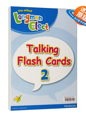 英文原版 Preschool Longman Elect Talking Flashcard 2 彩卡2 教学卡片 3-6岁英语教材 英文版 进口英语原版