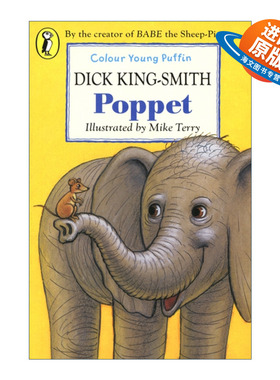 英文原版 Poppet 小象和小鼠的故事 迪克·金-史密斯经典动物小说 英文版 进口英语原版书籍