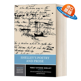 and Edition 进口英语原版 Poetry Norton 诗歌和散文 雪莱 Shelley 书籍 英文版 Critical Prose 英文原版 诺顿文学解读系列