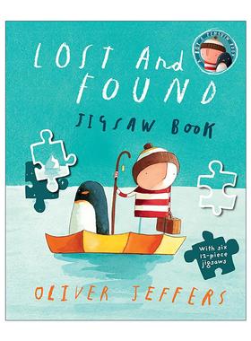 英文原版 Lost and Found Jigsaw Book 迷路的小企鹅趣味拼图书 Oliver Jeffers经典儿童绘本 英文版 进口英语原版书籍