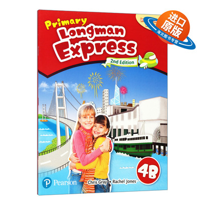 英文原版 Primary Longman Express 4B 朗文PLE小学英语四年级下册  主课本 英文版 进口英语原版书籍