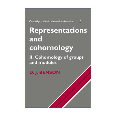 英文原版 Representations and Cohomology 表示论与上同调理论 卷二 剑桥高等数学研究系列 英文版 进口英语原版书籍