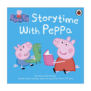 英文版 Storytime 英文原版 with 书籍 听爸爸讲故事 Pig Peppa 小猪佩奇故事系列有声CD 进口英语原版