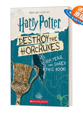 英文原版 Harry Potter Destroy the Horcruxes 摧毁魂器 哈利波特活动书 精装 英文版 进口英语原版书籍