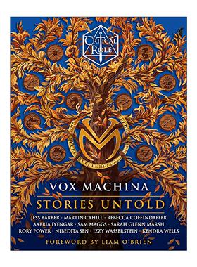 英文原版 Critical Role Vox Machina--Stories Untold 关键角色 机械之声的传奇 奇幻小说 英文版 进口英语原版书籍