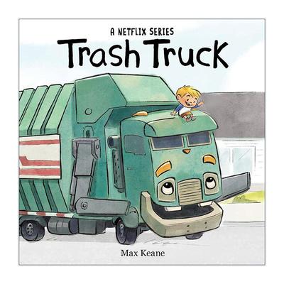 英文原版 Trash Truck 小汉克和垃圾车 纸板书 同名动画片 友谊故事 英文版 进口英语原版书籍