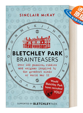英文原版小说 Bletchley Park Brainteasers 布莱奇莱公园的谜题 辛克莱麦凯 英文版 进口英语原版书籍