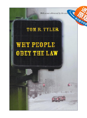 英文原版 Why People Obey the Law 人们为什么遵守法律 修订版 Tom R. Tyler 英文版 进口英语原版书籍