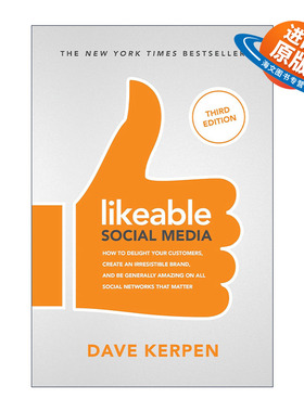英文原版 Likeable Social Media 会化媒体擦亮品牌 第3版 英文版 进口英语原版书籍