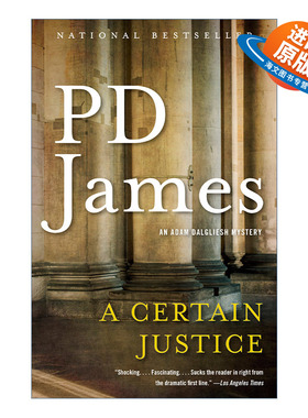 英文原版小说 A Certain Justice 真相 亚当·达格利什系列 推理小说第一夫人P. D. James 英文版 进口英语原版书籍