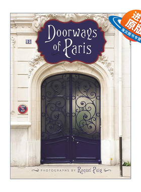 英文原版 Doorways of Paris 巴黎之门 旅游 INS摄影艺术图册 Raquel Puig 英文版 进口英语原版书籍