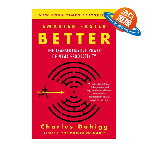英文原版 Smarter Faster Better 高效的秘密 优化工作 高效是一种科学 习惯的力量作者Charles Duhigg英文版 进口英语原版书籍