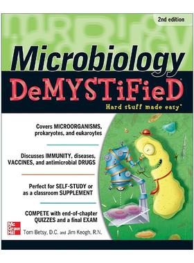 英文原版 Microbiology Demystified 微生物学 自学向导系列 第2版 英文版 进口英语原版书籍