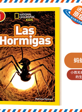 英文原版 National Geographic Kids Readers L1: Las Hormigas 英文版 进口原版书籍儿童外文书