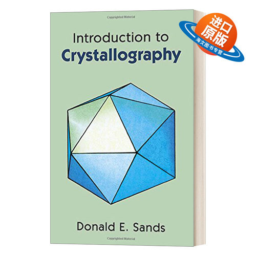 英文原版 Introduction to Crystallography 晶体学概论 英文版 进口英语原版书籍