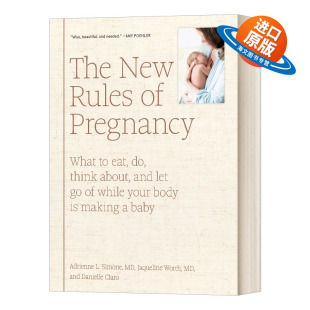 孕期新规则 Simone The 备孕到怀孕 Pregnancy Rules 新建议 英文版 精装 Adrienne New 英文原版 进口英语书 育儿知识