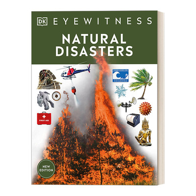 英文原版 Eyewitness Natural Disasters DK Eyewitness DK目击者系列 自然灾害 儿童科普读物 自然 天气 环境 科学百科 进口书籍