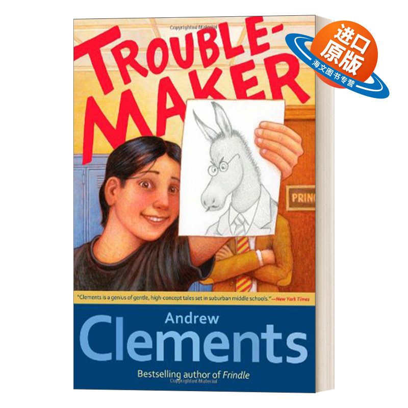 英文原版 Troublemaker  麻烦制造者 Andrew Clements 英文版 进口英语原版书籍