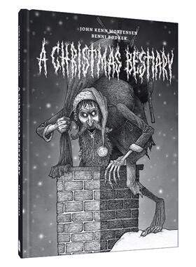 英文原版 A Christmas Bestiary 圣诞动物寓言集 精装漫画 丹麦插画师约翰莫腾森John Kenn Mortensen 英文版 进口英语原版书籍