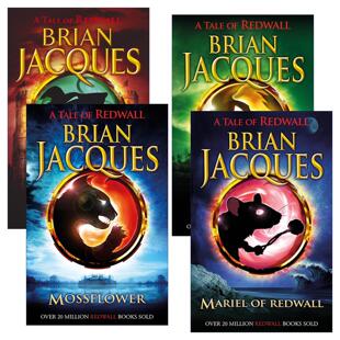 4册 Brian 进口英语原版 Redwall 书籍 英文版 红城王国1 儿童小说 英文原版 Jacques经典
