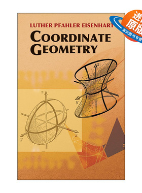 英文原版 Coordinate Geometry 坐标几何 数学 Luther Pfahler Eisenhart 英文版 进口英语原版书籍