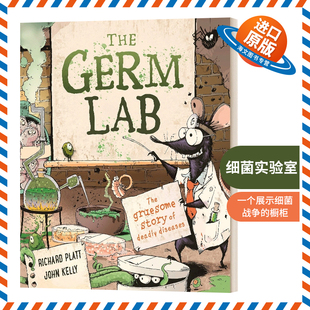 英文版 书籍儿童外文书 Lab 可怕故事 精装 致命疾病 Germ 细菌实验室 进口英语原版 英文原版 科普绘本 The