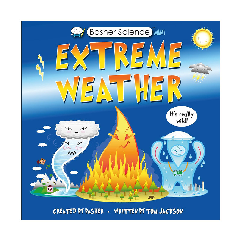 英文原版 Basher Science Mini Extreme Weather 巴舍科学迷你版 极端天气 儿童科普百科读物 英文版 进口英语原版书籍
