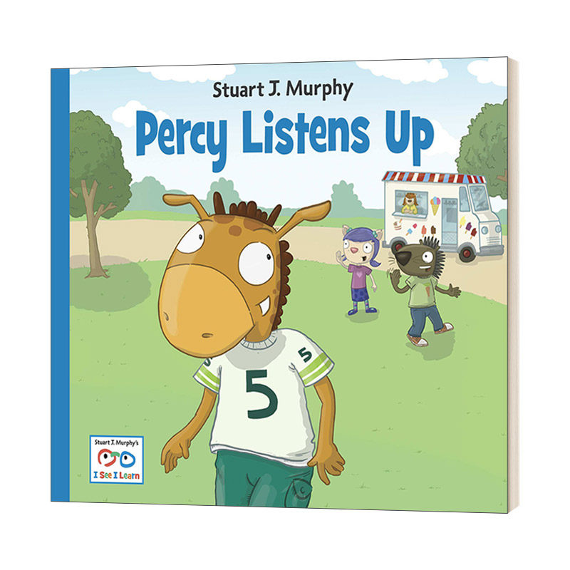 英文原版 percy listens up 珀西认真倾听 儿童认知启蒙绘本 i see i