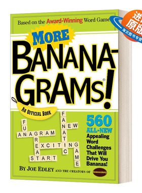 英文原版 More Bananagrams! 更多的香蕉拼字游戏 英文版 进口英语原版书籍