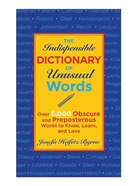 英文原版 The Indispensable Dictionary of Unusual Words 奇词妙语词典 六千多条鲜为人知和荒诞不经的词语 进口英语原版书籍