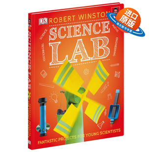Science STEM 科学实验室 精装 原版 进口英语书儿童外文书 大课题 英文版 Lab 英文原版 少儿科普 科学实验 书籍 知识百科