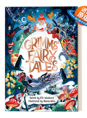 英文原版 Grimms' Fairy Tales Retold by Elli Woollard Illustrated by Marta Altes 格林童话精装绘本 英文版 进口英语原版书籍
