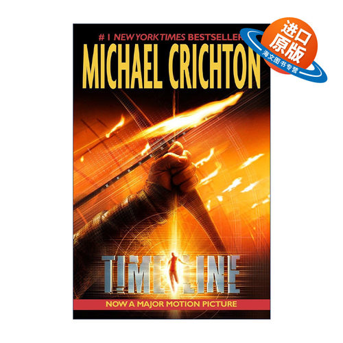 英文原版 Timeline 重返中世纪 侏罗纪公园作者Michael Crichton 英文版 进口英语原版书籍