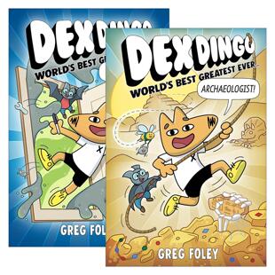 英文原版 Dex Dingo 袋鼠戴克斯系列1-2册 儿童搞笑漫画 Greg Foley 英文版 进口英语原版书籍