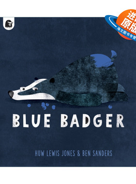 英文原版 Blue Badger 深蓝色獾 英文版 进口英语原版书籍