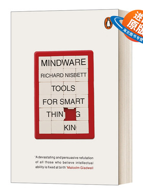 英文原版 Mindware 逻辑思维 拥有智慧思考的工具 理查德 尼斯贝特 英文版 进口英语原版书籍