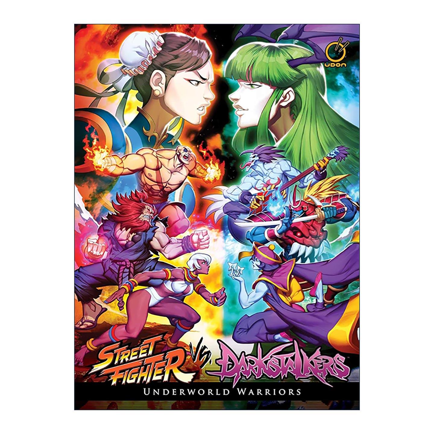 英文原版 Street Fighter Vs Darkstalkers Underworld Warriors 街头霸王大战恶魔战士 精装漫画 英文版 进口英语原版书籍