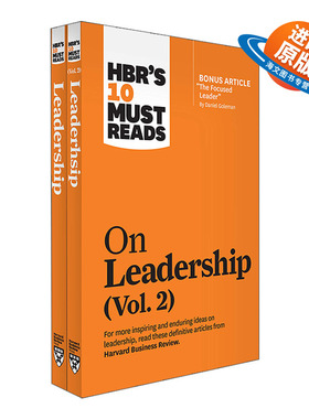 英文原版 HBR's 10 Must Reads on Leadership 2-Volume Collection 哈佛商业评论管理必读 领导力 2卷集 英文版 进口英语原版书籍
