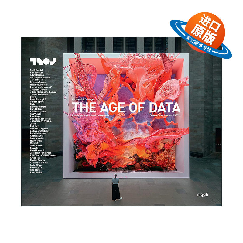 英文原版 The Age of Data 数据时代 在艺术与设计中拥抱算法装置作品鉴赏艺术书籍 精装 英文版 进口英语原版书籍
