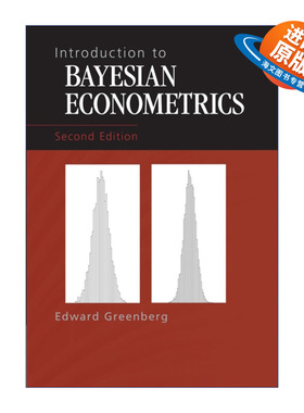 英文原版 Introduction to Bayesian Econometrics 贝叶斯计量经济学导论 Edward Greenberg 英文版 进口英语原版书籍