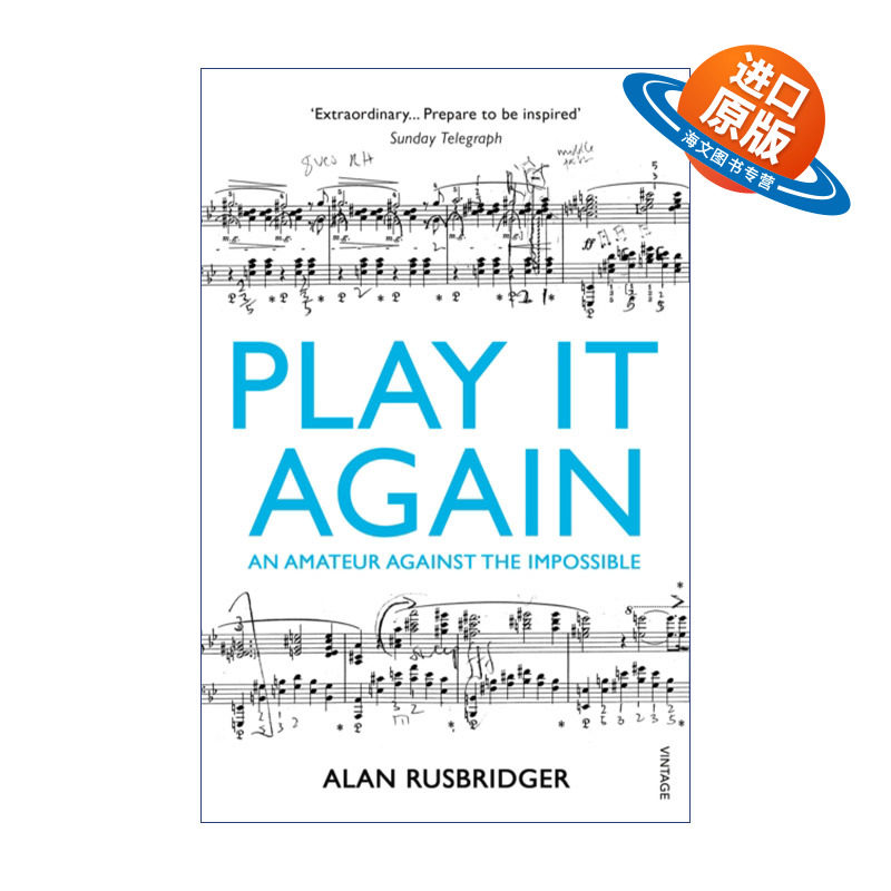 英文原版 Play It Again 再次弹琴 决定用一年学会肖邦G小调第一叙事曲 卫报编辑艾伦·罗斯布里奇 英文版 进口英语原版书籍