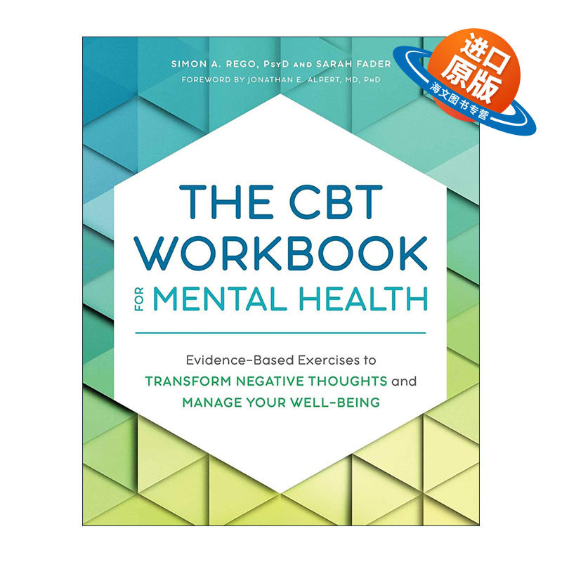 英文原版 The CBT Workbook for Mental Health 心理健康认知行为治疗练习册 英文版 进口英语原版书籍