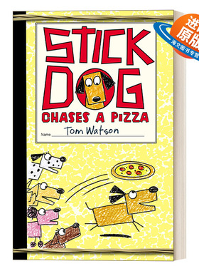 英文原版 Stick Dog Chases a Pizza 史迪狗追逐披萨 英文版 进口英语原版书籍