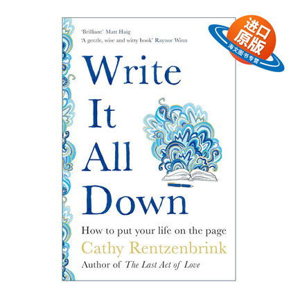 英文原版 Write It All Down 生活 写下来吧 如何写好你的人生故事 凯西·伦岑布林克 英文版 进口英语原版书籍